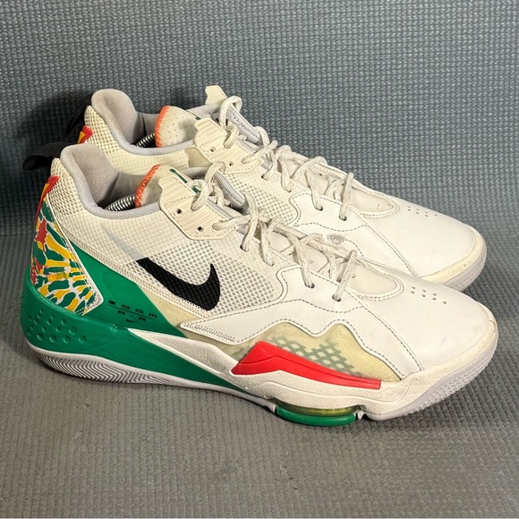 Nike Air Jordan Zoom \'92 \'White‎ Lucky Green Dark Sulfur’ Shoes Men’s Size 11 main image 6